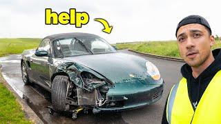 I Bought a CRASHED Porsche Boxster From a JUNKYARD...