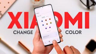 Change Color of XIAOMI ANDROID 12 Phones - Dynamic Theme Customization (हिन्दी)