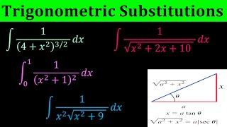 Trigonometric Substitution - Tangent Substitution - Trigonometric Substitution for Integrals