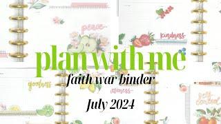 May 2024 setup + plan  with me  | War Binder / Faith Planner : "Fruits of the Spirit"