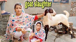 Goat Slaughter | Educational Slaughter Video | Rabia Simple Life