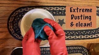 ASMR Extreme Clean! (No talking) Wiping, dusting, brushing, spraying & polishing furniture!