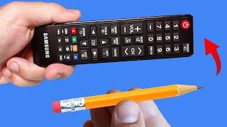 Even The Rich Do That! Fix The Remote Control With A Pencil! How To Repair Any TV Remote Control!