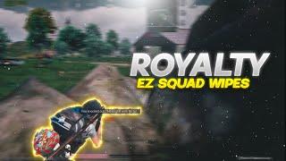 Royalty | 4 Fingers Gyroscope | Clutch Montage  - Pubg Mobile