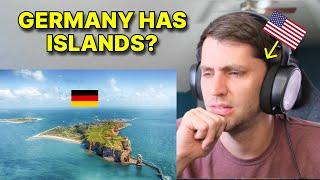 American reacts to The German island with a population of 16