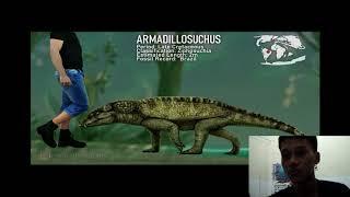 Prehistoric crocodiles and relative size comparison reaction