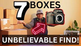 Once in a Lifetime Find? 7 Box Untested Camera Lot Unboxing