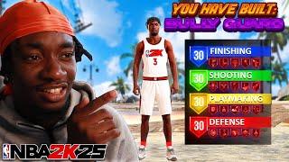 THIS 6'4 BULLY BUILD IS GAMEBREAKING ON NBA 2K25! 99 DEFENSE + MIDRANGE, CONTACT DUNKS, 93 STRENGTH!