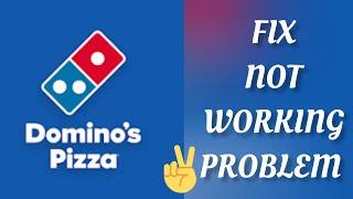 Fix Domino's App Not working(Not open) Problem|| TECH SOLUTIONS BAR