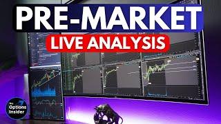  (09/10) PRE MARKET LIVE STREAM - $ES 100DMA Holding | $SMH On Watch | CPI Tomorrow