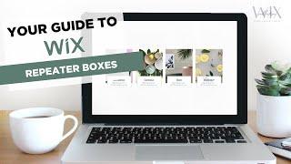 How to Use Repeater Boxes in Wix