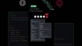 Social Media Icons Design HTML and CSS 2023 #javascript #htmlcss #coding #htmlcssjavascript