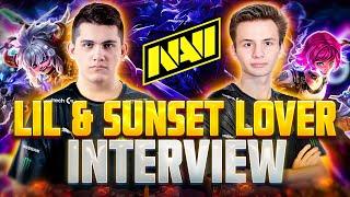 NAVI Lil и Sunset Lover - Первое Интервью (NAVI MOBILE LEGENDS)