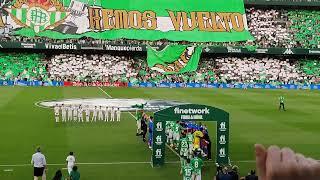 Pasillo del Barcelona al Betis CAMPEÓN e Himno Betis!! Liga 2021-2022. Día 07-05-22