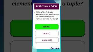 Learn Python Basics Quizzes | Quiz 8