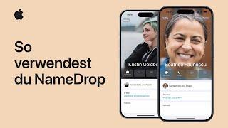 So verwendest du NameDrop auf deinem iPhone | Apple Support