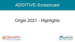 OriginLab OriginPro® 2021: Highlights