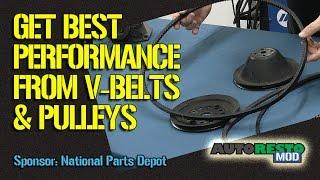 How To Classic Car Get Correct V Belts Pullies Truth About Underdrive Pulleys Episode 238 Autorestom