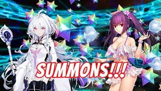 My Last Attempt To Summon Lady Avalon (Proto Merlin) & Skadi Ruler - FGO Summer 7 Summons