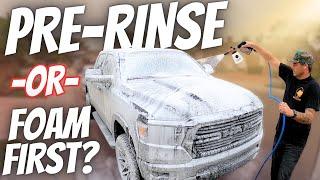 Foam Cannon Car Wash: SHOULD YOU RINSE YOUR CAR BEFORE FOAMING?