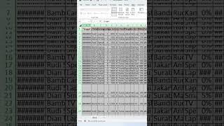 Cara Tercepat Merapikan Tabel Berantakan di Excel #tipsexcel