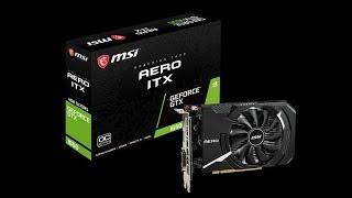 MSI GeForce GTX1650 4096Mb AERO ITX OC Graphics Card Unboxing and Overview