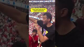 Fans Arab Nekat  Ke Tribun Indonesia, Apa Yang Terjadi #timnas #timnasindonesia  #paes #jayidzes