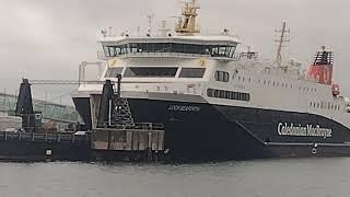 MV Loch Seaforth at Stornoway/World Navigator cruise ship@davetheraverovingtherock