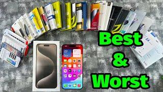 Best And Worst Screen Protectors for Apple iPhone 15 Pro Max