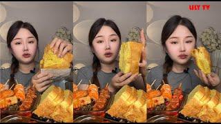 XiaoYu Mukbang ASMR MUKBANG SATISFYING  Mukbang Chinese Food 중국 음식 먹기 Lily NO 337