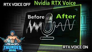 Best Noise Cancelling Software | Nvidia RTX Voice Free download
