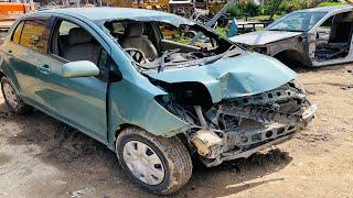 Incredible Wonderful Process of VITZ,Car  Dangerous Accident How Remaking Process in The local works