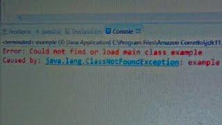 Error : could not find or load main class error in java eclipse ide #errorfix #solvederror