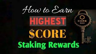 Trick to Earn More CORE Staking Rewards from Validators