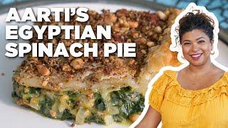 Aarti Sequeira's Egyptian Spinach Pie with Hazelnut Dukkah | Guy's Ranch Kitchen | Food Network