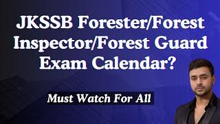 JKSSB Forester Written Exam Expected Date!Must Watch For All #jkssb