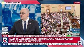 Matecki: jestem przygotowany na aresztowanie. Bodnarowcom zależy na zdjęciach posła w kajdankach