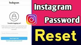 Reset Instagram Password On Android