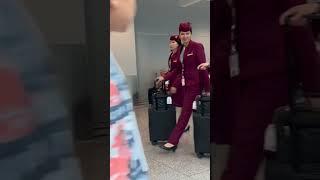 Cabin Crew Of Qatar  Airways#youtubeshorts#cabincrew #qatarairways