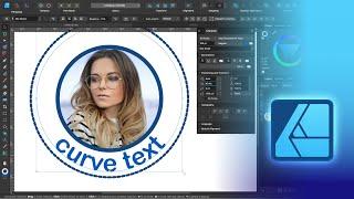 Affinity Designer How to Curve Text (V2.1 2023)