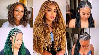 40 + Trending Cornrow Braid Hairstyles For Ladies | Elegant Cornrow Hairstyles | African Cornrow