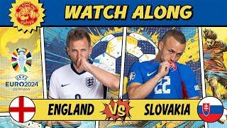 England VS Slovakia 2-1 LIVE WATCH ALONG EURO 2024 #England #Slovakia #euro2024