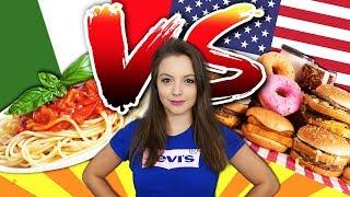 ITALY vs USA - FOOD! [SUB ITA]