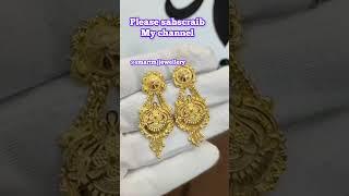 Most beautiful 2kt gold earrings designs  #smartmjjewellery #usa #urope