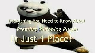 Premium Autoblog Plugin