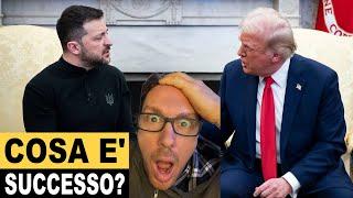 Fra Trump e Zelensky finisce A PESCI IN FACCIA