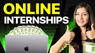 Best Online Internships with FREE Certificate  Work From Home 