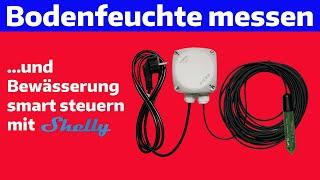 Neuer Bodenfeuchtesensor für Shellys. Von der Benachrichtigung bis zur automatischen Bewässerung.