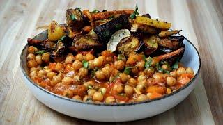 How I made this Eggplant Chickpeas Recipe, so Delicious and Comforting | Vegetarian | Vegan