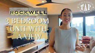 One Rockwell Makati 3 Bedroom Condo Unit For Rent by Pam Perfecto 